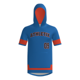 Kinetic Athletix Short Sleeve Sublimated Player Hoodie - Blue