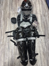 New All-Star Black Ages 12-16 Catchers Gear Set