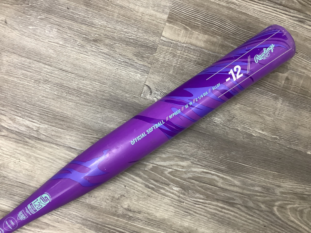 Used 2025 Rawlings Eclipse 32/20 Drop 12 Fast Pitch Softball Bat