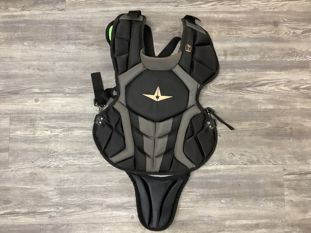 Used All Star Catchers Gear Set Black Size Small Ages 9-12