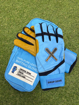Drop Zone Original Series Long Cuff Batting gloves - Glacier Blue