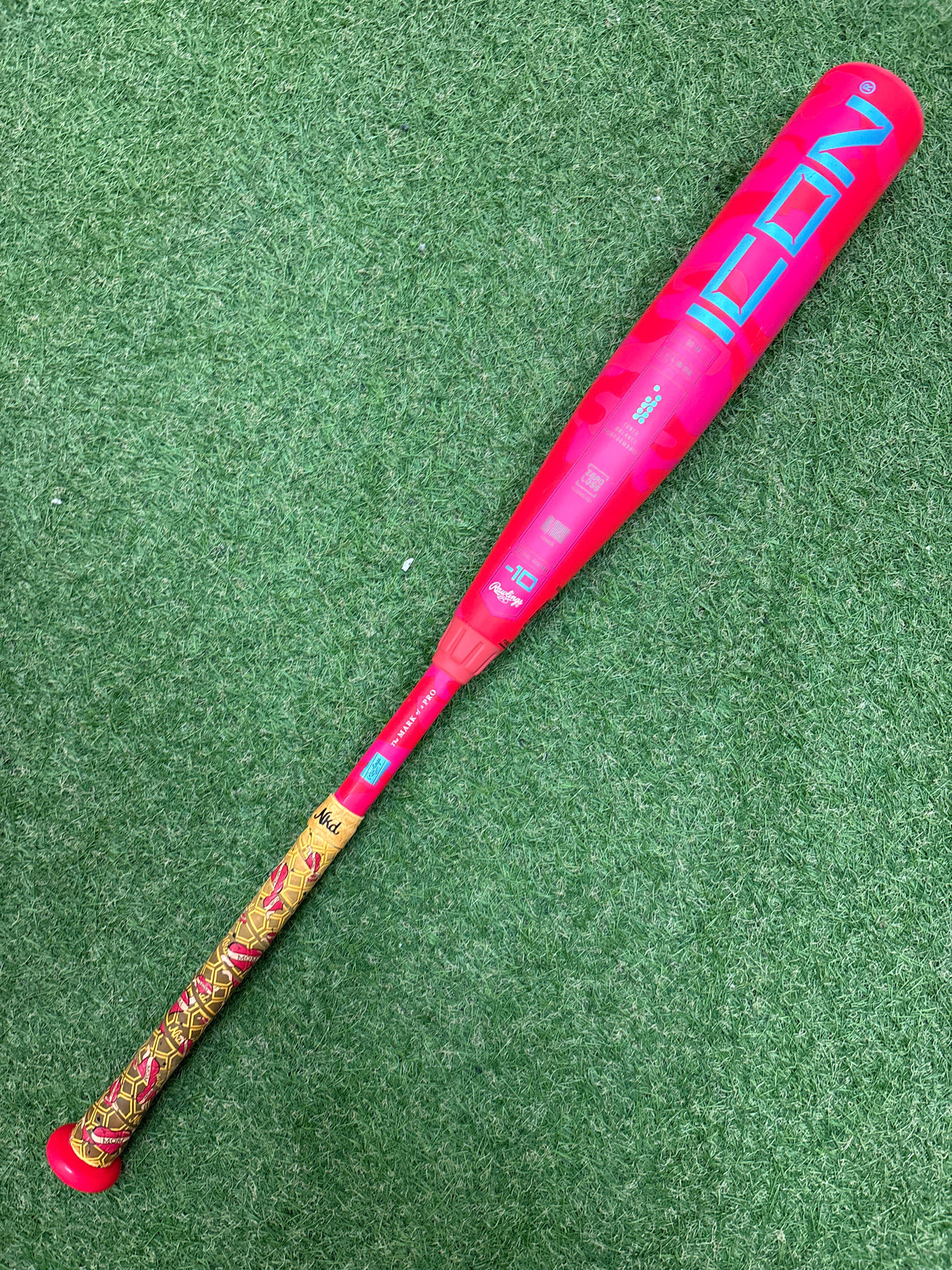Used 2025 Rawlings Icon “Electric Unicorn” 30/20 USSSA Certified Drop 10 **Rattle**