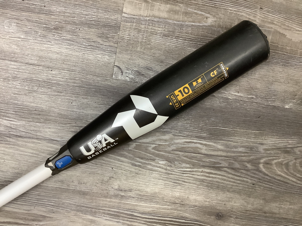 Used 2022 DeMarini CF 29/19 USA Bat Certified Drop 10