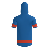 Kinetic Athletix Short Sleeve Sublimated Player Hoodie - Blue