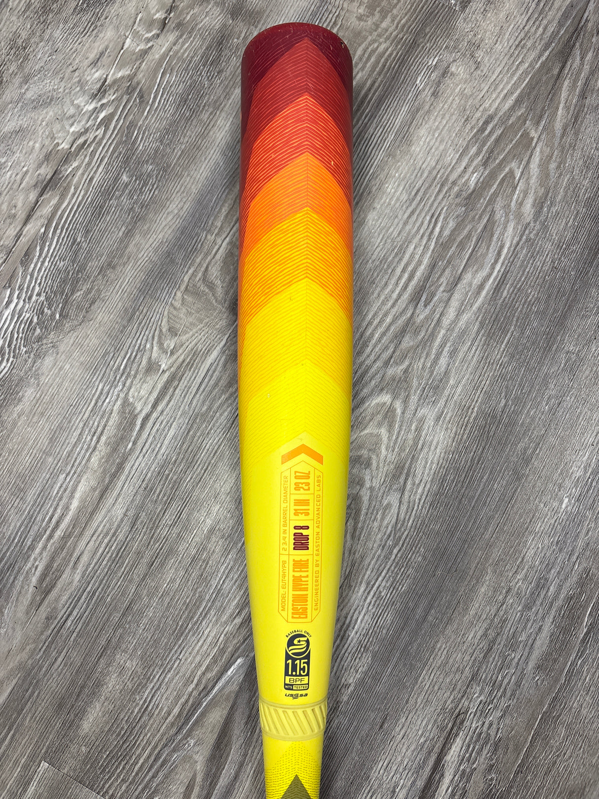 Used 2024 Easton Hype Fire 31/23 USSSA Certified Drop 8