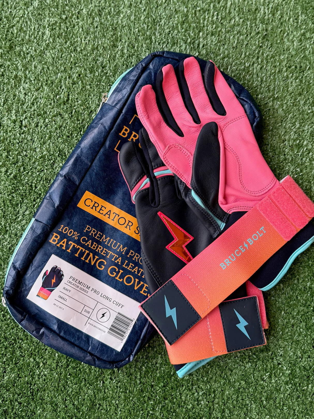 Bruce Bolt Creator Series Sunset Long Cuff Batting Gloves
