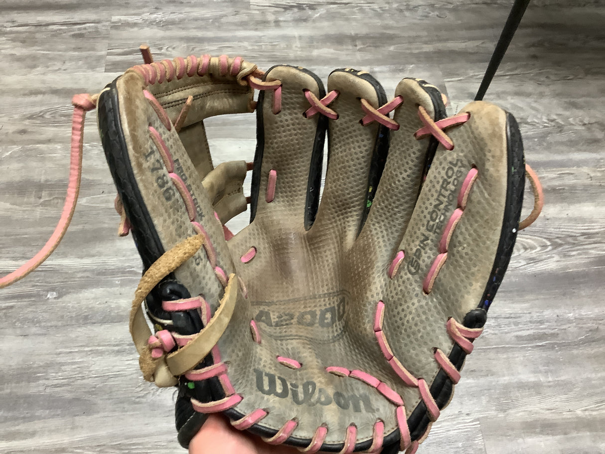 Used Wilson A2000 1786 "Splatter" 11.5in Infield Baseball Glove