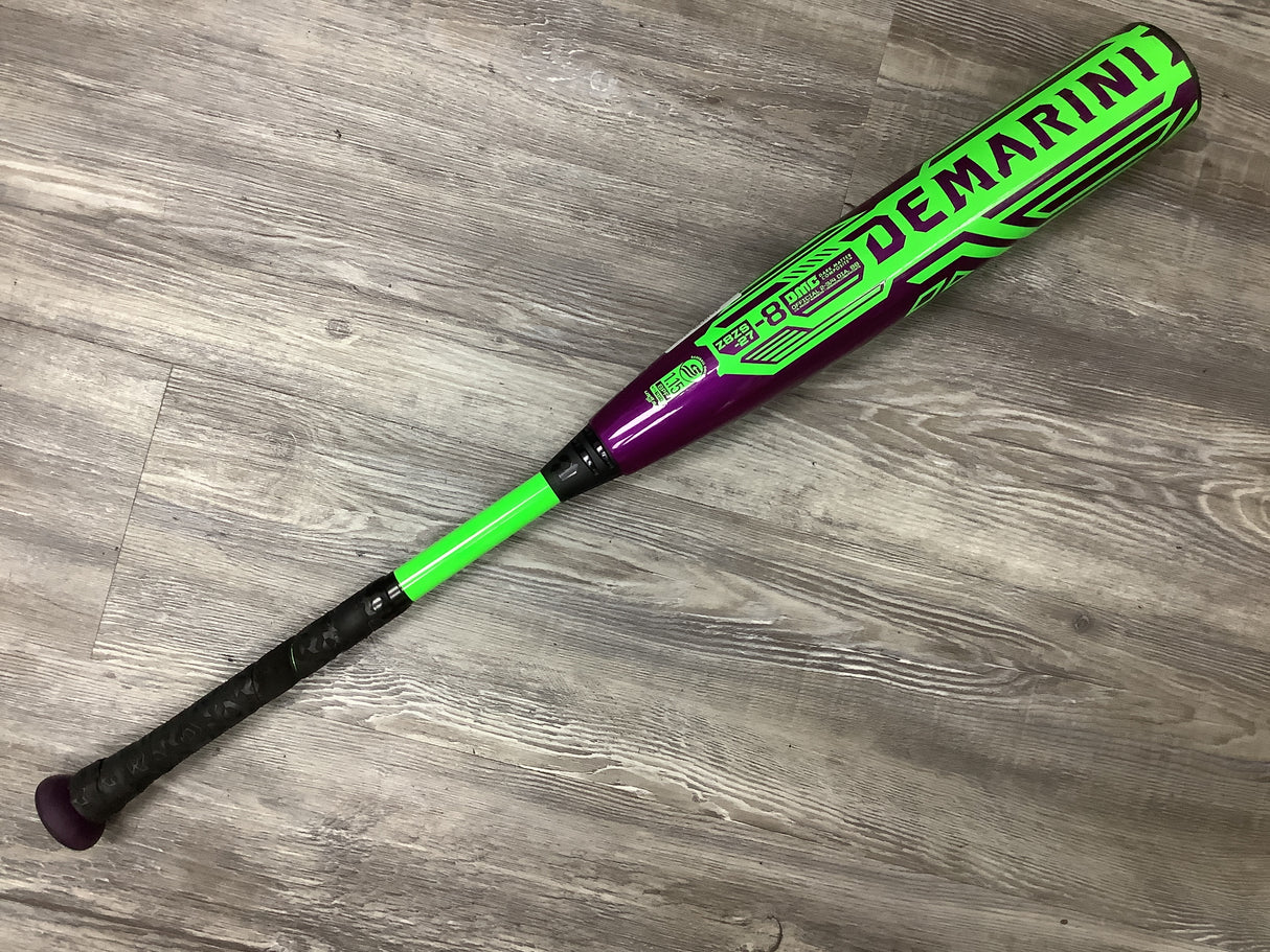 Used 2027 DeMarini Zen 30/22 USSSA Certified Drop 8