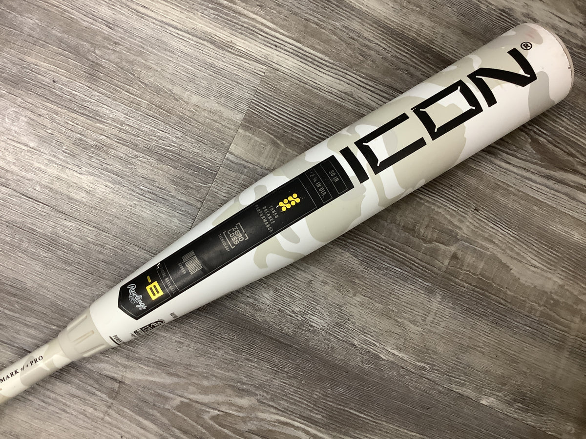 Used 2025 Rawlings Icon 30/22 USSSA Certified Drop 8 - Rattle