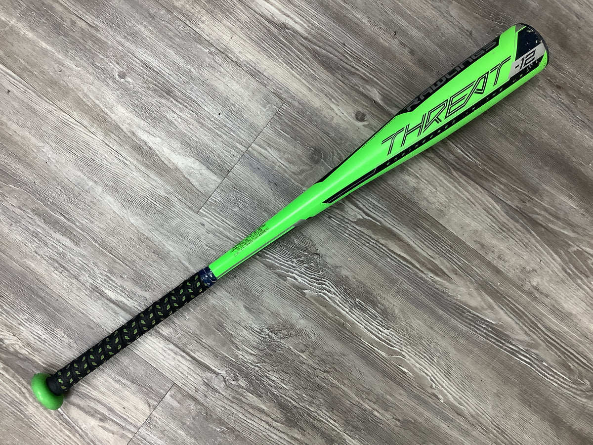 Used 2019 Rawlings Threat 28/16 USA Bat Certified Drop 12