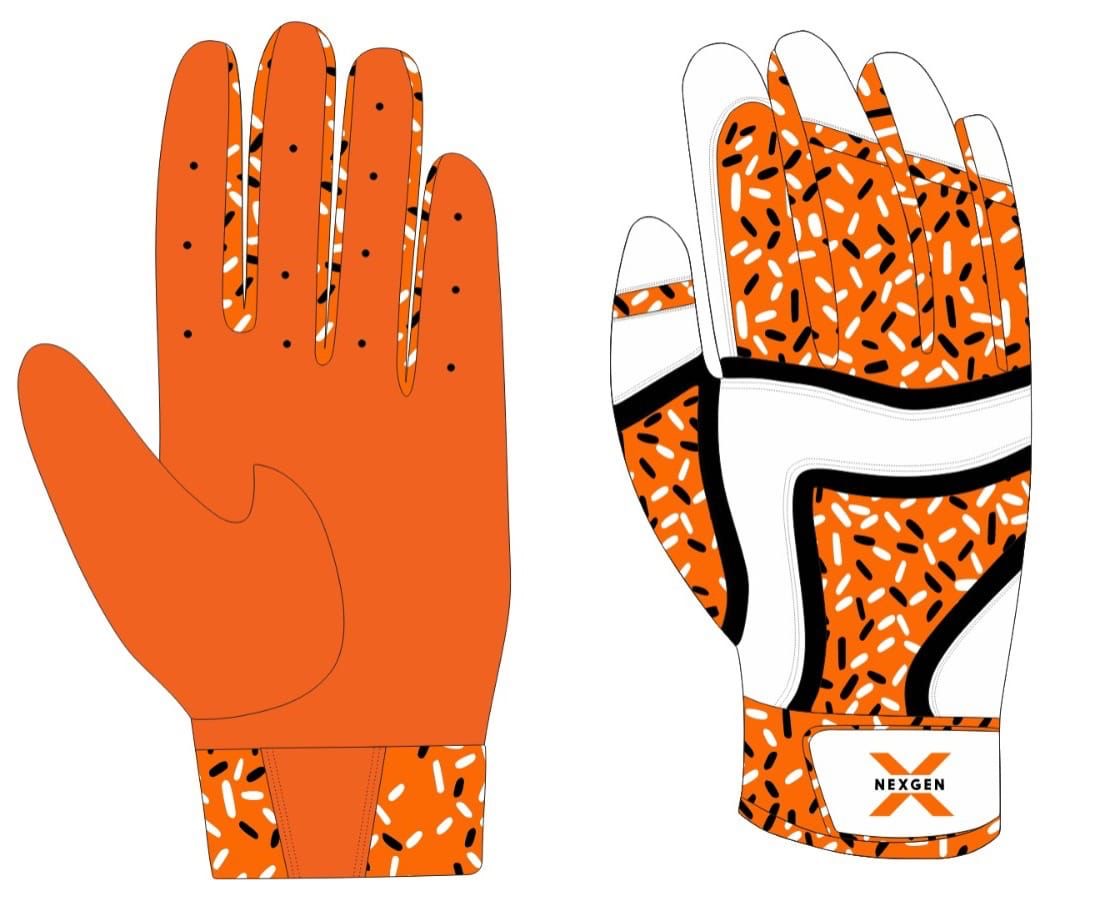 Drop Zone Sprinkle Series Short Cuff Batting Gloves - NexGen