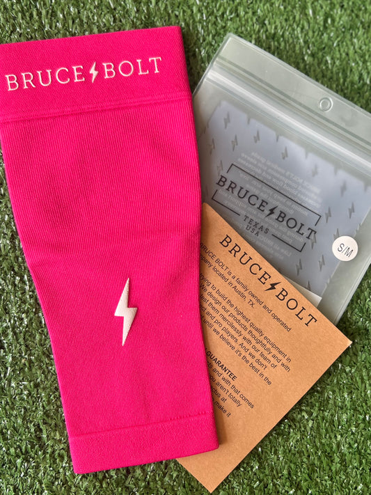 Bruce Bolt Graduated Compression Premium 3/4 Arm Sleeve - Pink