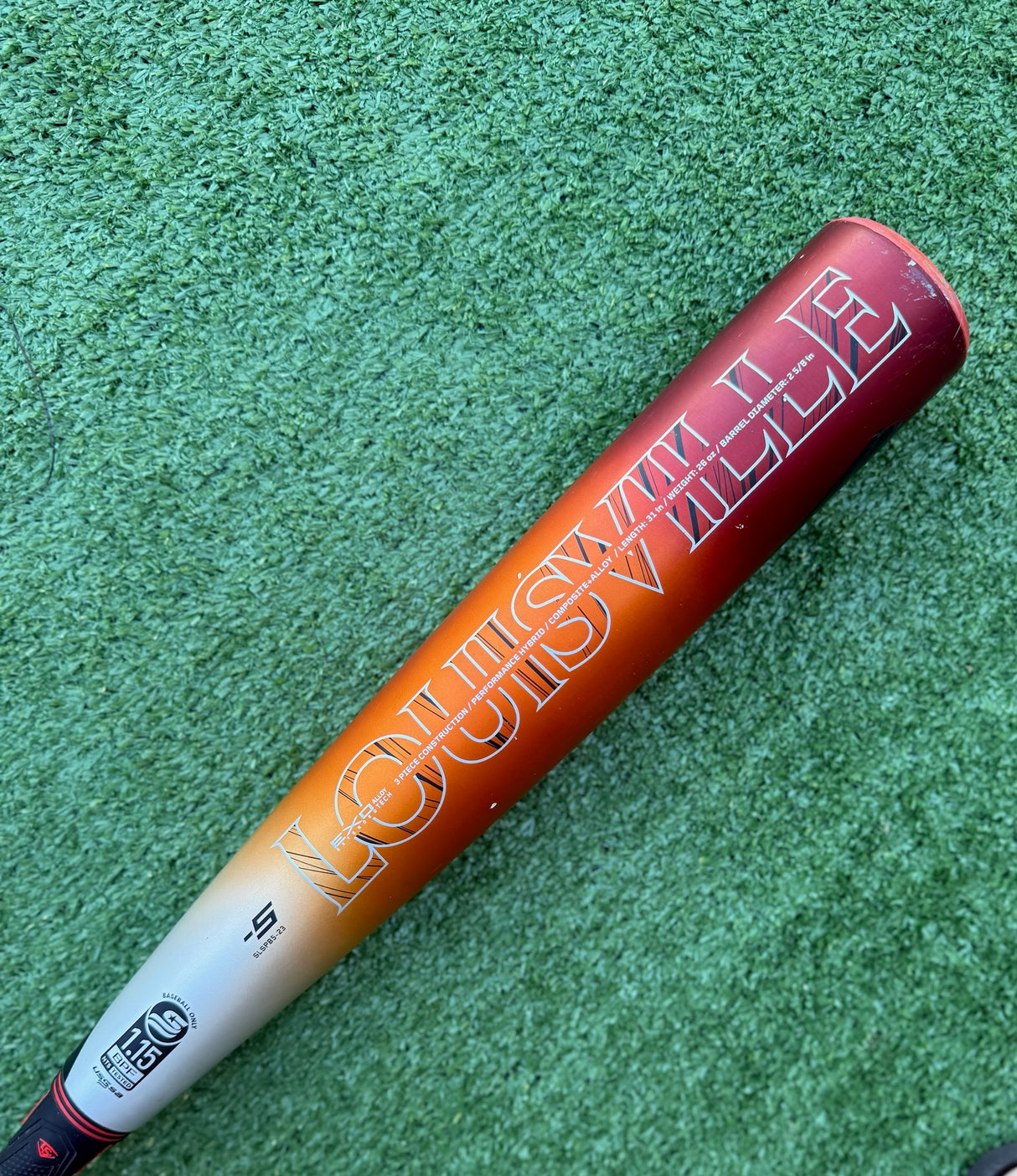 Used 2023 Louisville Slugger Select Pwr 31/26 USSSA Certified Drop 5