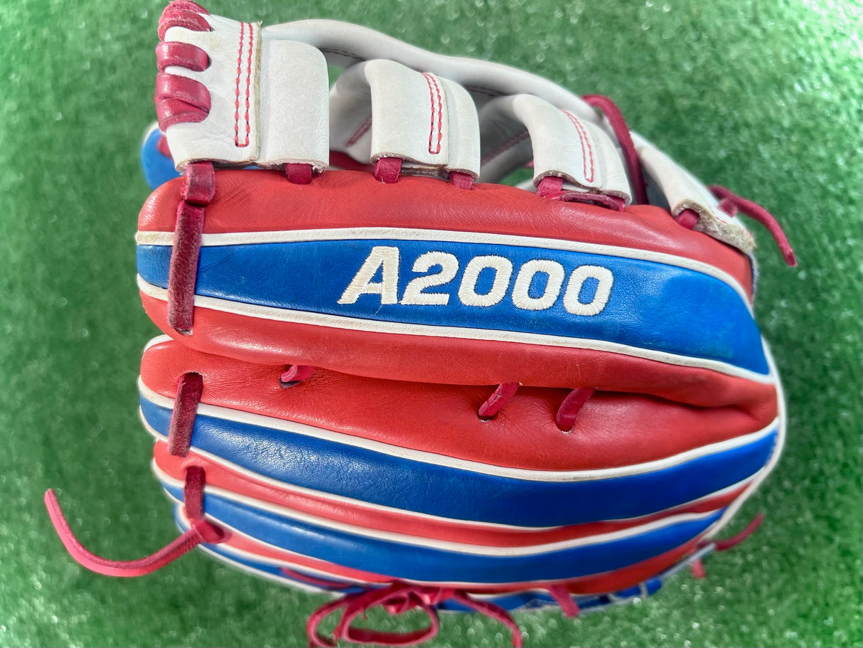 Used Wilson A2000 'MERICA 13in Slow Pitch Softball Glove