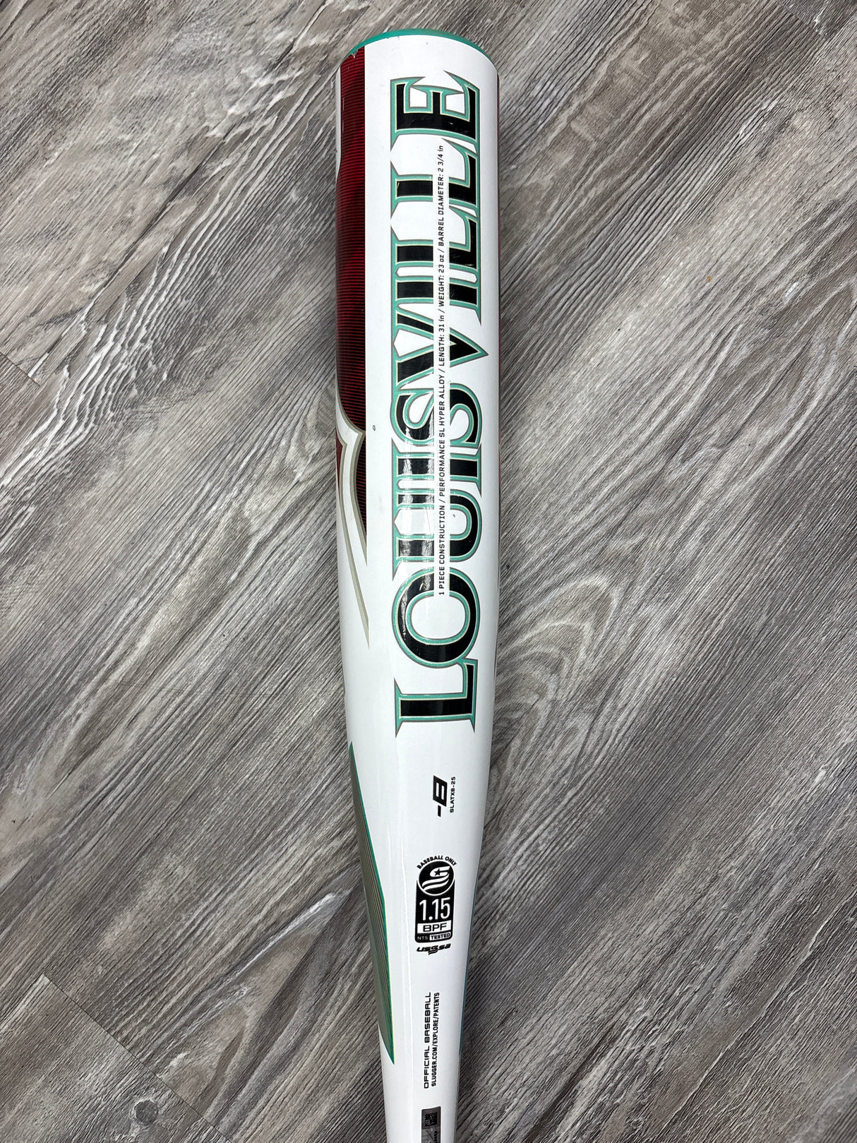 Used Louisville Slugger Atlas 31/23 USSSA Certified Drop 8