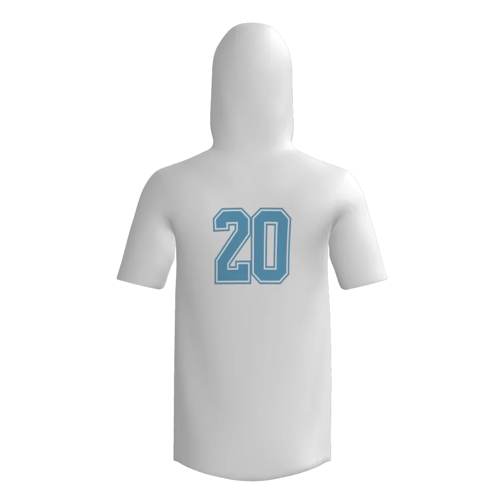 Tristar Elite White Short Sleeve Sublimated Hoodie