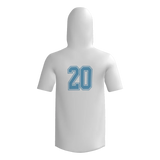 Tristar Elite White Short Sleeve Sublimated Hoodie