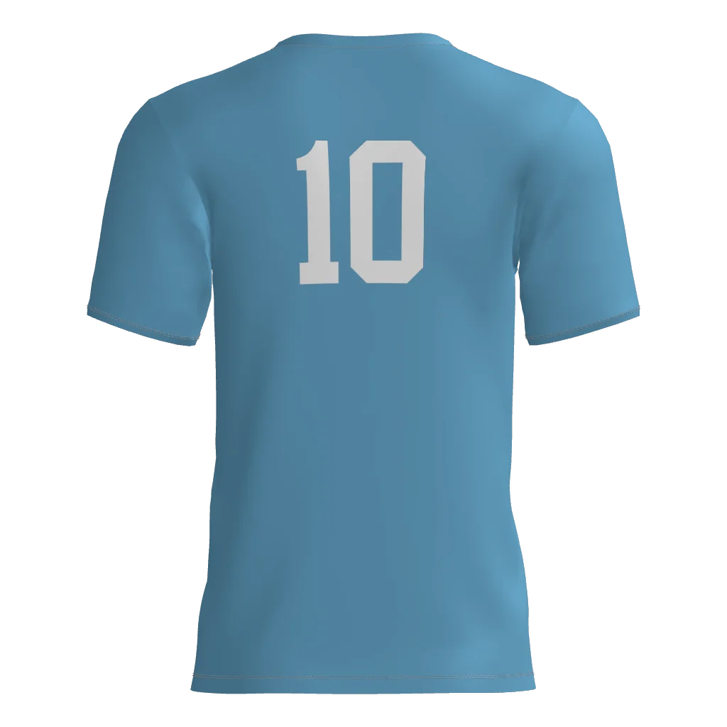 Tristar Elite Blue Short Sleeve Dri-Gear DTF Tee Shirt W/Number