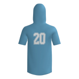 Tristar Elite Blue Short Sleeve Sublimated Hoodie