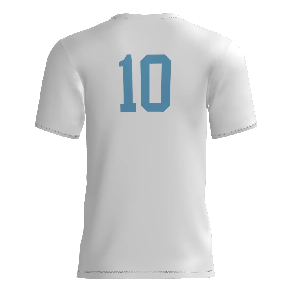 Tristar Elite White Short Sleeve Dri-Gear DTF Tee Shirt W/Number