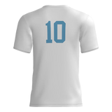Tristar Elite White Short Sleeve Dri-Gear DTF Tee Shirt W/Number