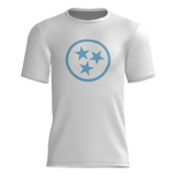 Tristar Elite White Short Sleeve Dri-Gear DTF Tee Shirt W/Number