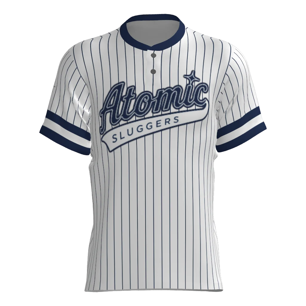 Atomic Sluggers 2-Button Game Jersey - Pinstripe
