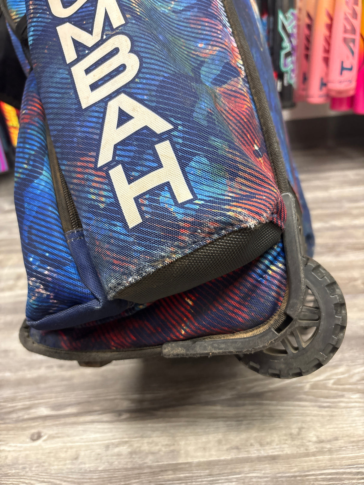 Used Boombah Roller Bag - Blue Tie Dye