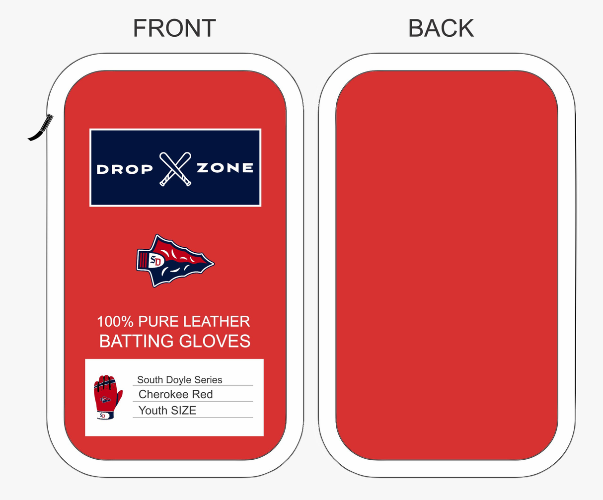 Custom Drop Zone x South Doyle Short Cuff Batting Gloves