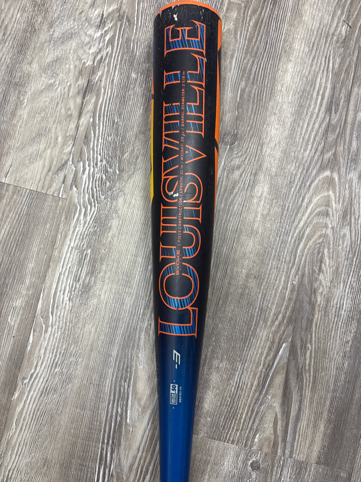Used 2024 Louisville Slugger Atlas 31/28 BBCOR Certified Drop 3