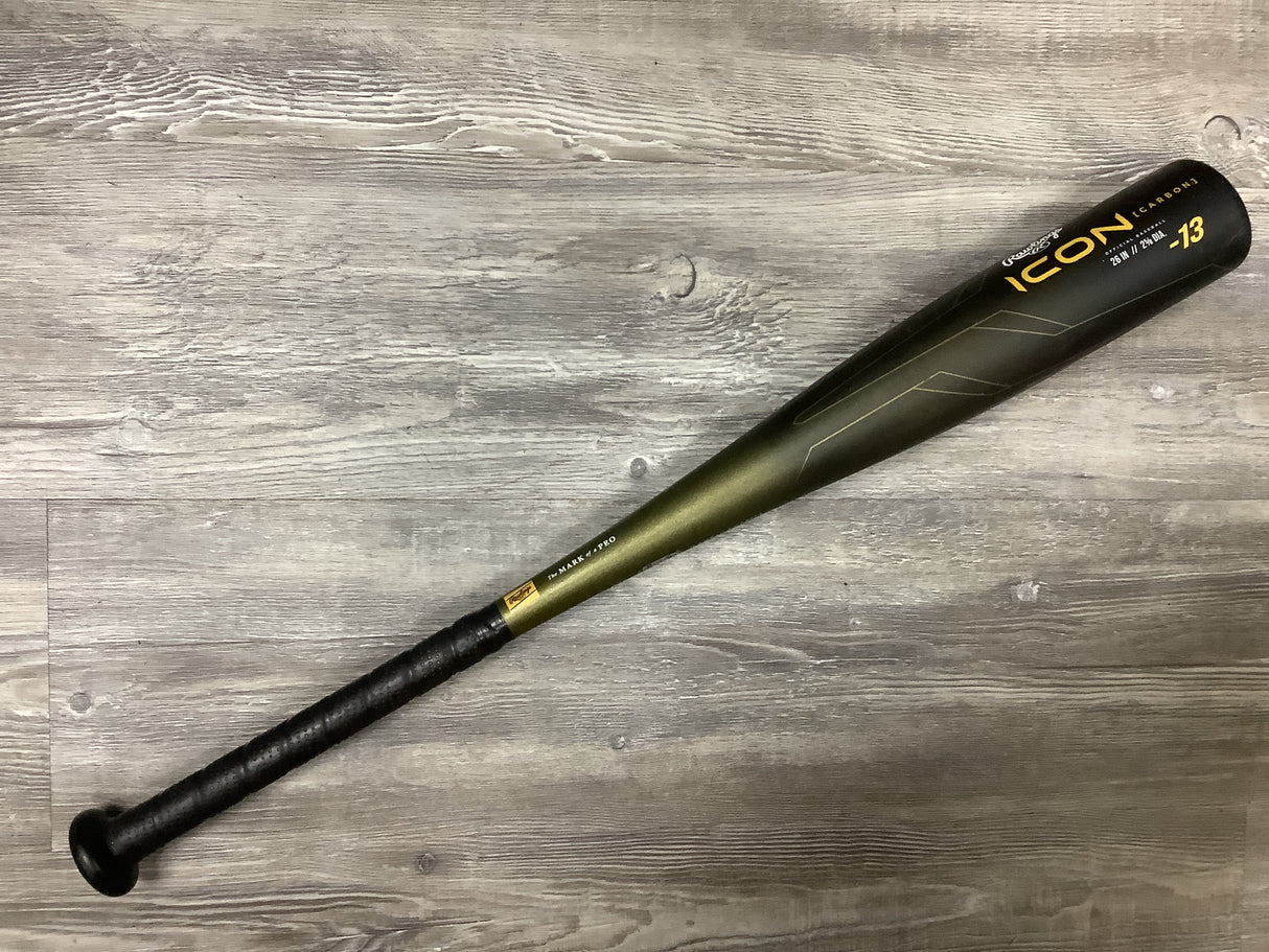 Used 2023 Rawlings Icon JBB 26/13 USSSA Certified Drop 13