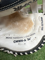 Used All-Star Heiress Series 34" Fastpitch RHT Catchers Mitt - White