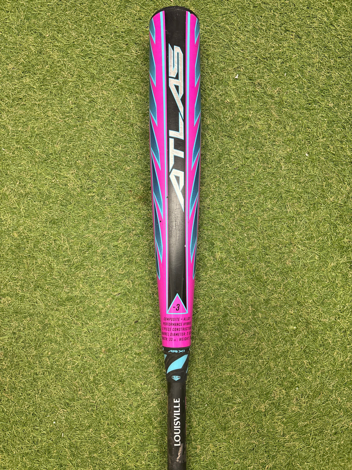 Used 2026 Louisville Slugger Atlas Hybrid 33/30 BBCOR Certified Drop 3