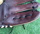 Used Mizuno MVP Prime 11.5in Trapeze Web Baseball Glove - Black/Cherry