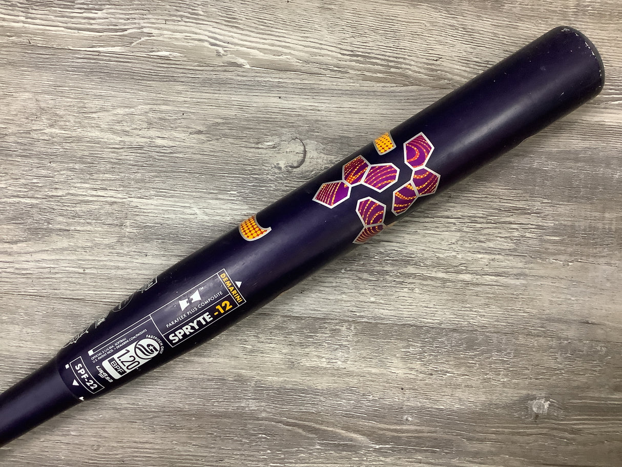 Used 2022 DeMarini Spryte 32/20 Drop 12 Fast Pitch Softball Bat