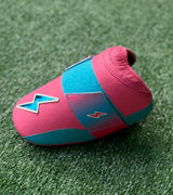 Bruce Bolt Clark Series Adult Sized Elbow Guard - Pink/Teal