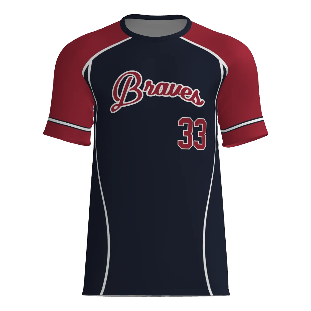 Carter Braves Champro Game Jersey