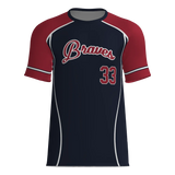 Carter Braves Champro Game Jersey