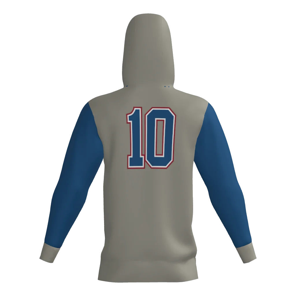 Sandlot Cubs Sublimated Fleece Hoodie W/ Number
