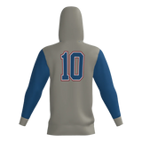 Sandlot Cubs Sublimated Fleece Hoodie W/ Number