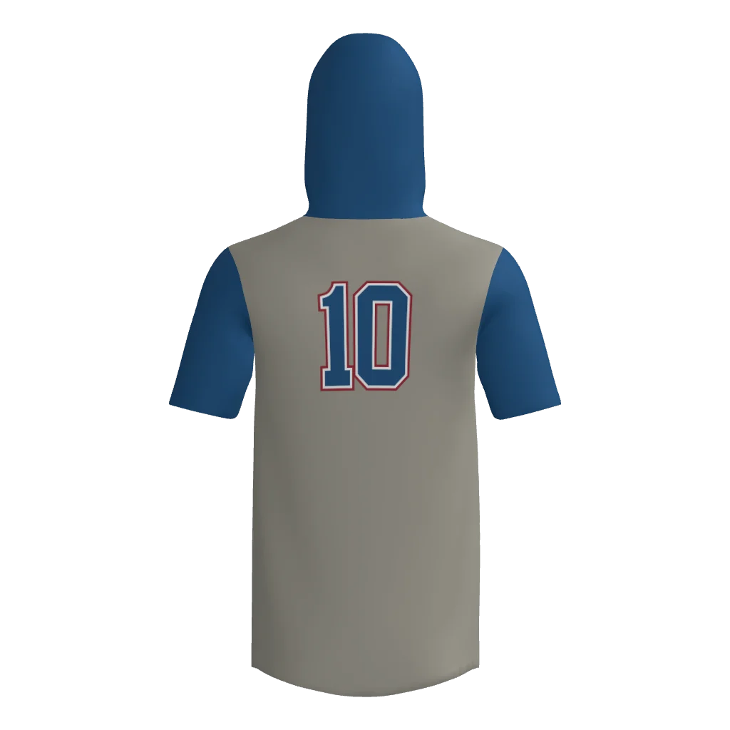 Cubs Short Sleeve Sublimated Hoodie