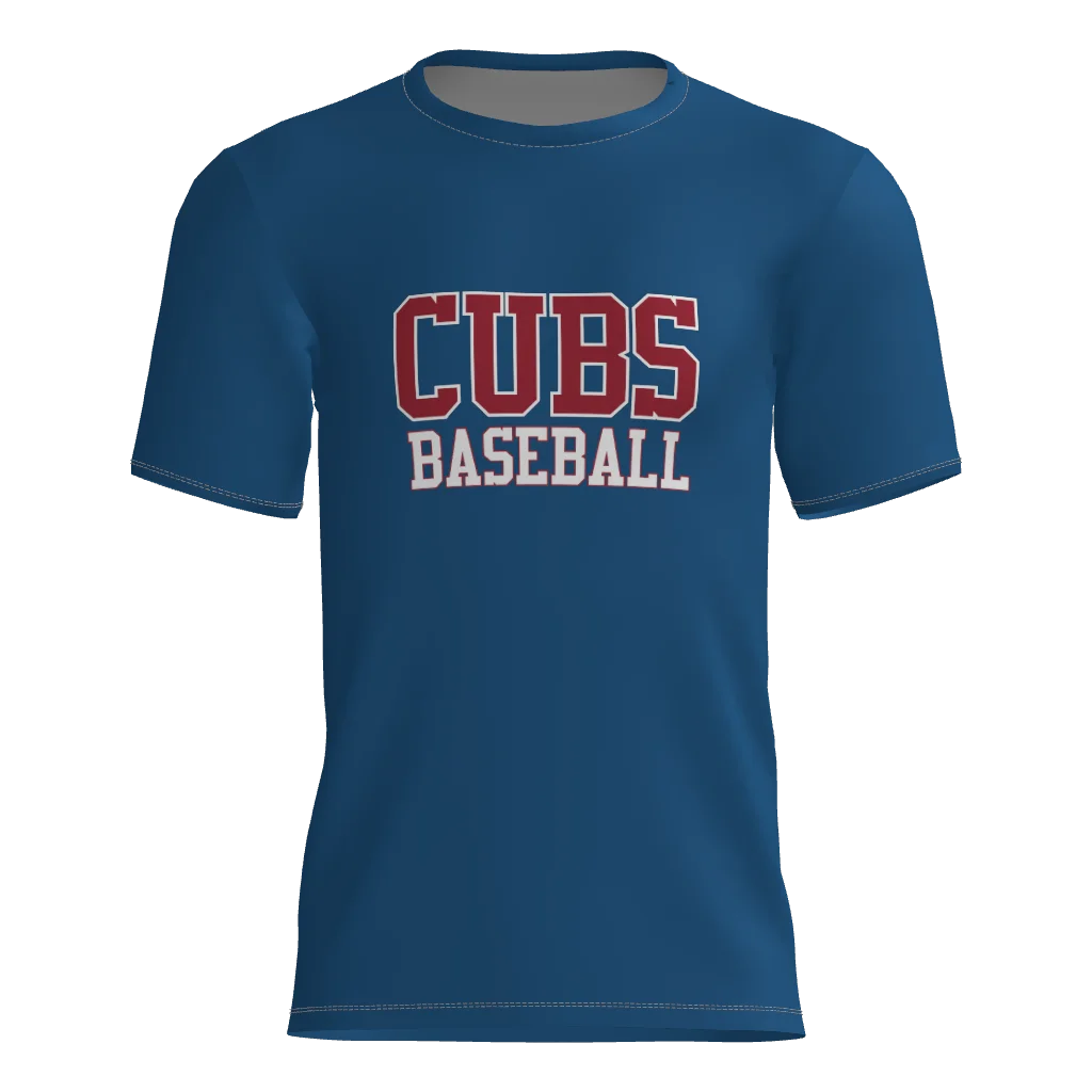 Sandlot Cubs Short Sleeve Dri-Gear DTF Tee Shirt W/ Name & Number