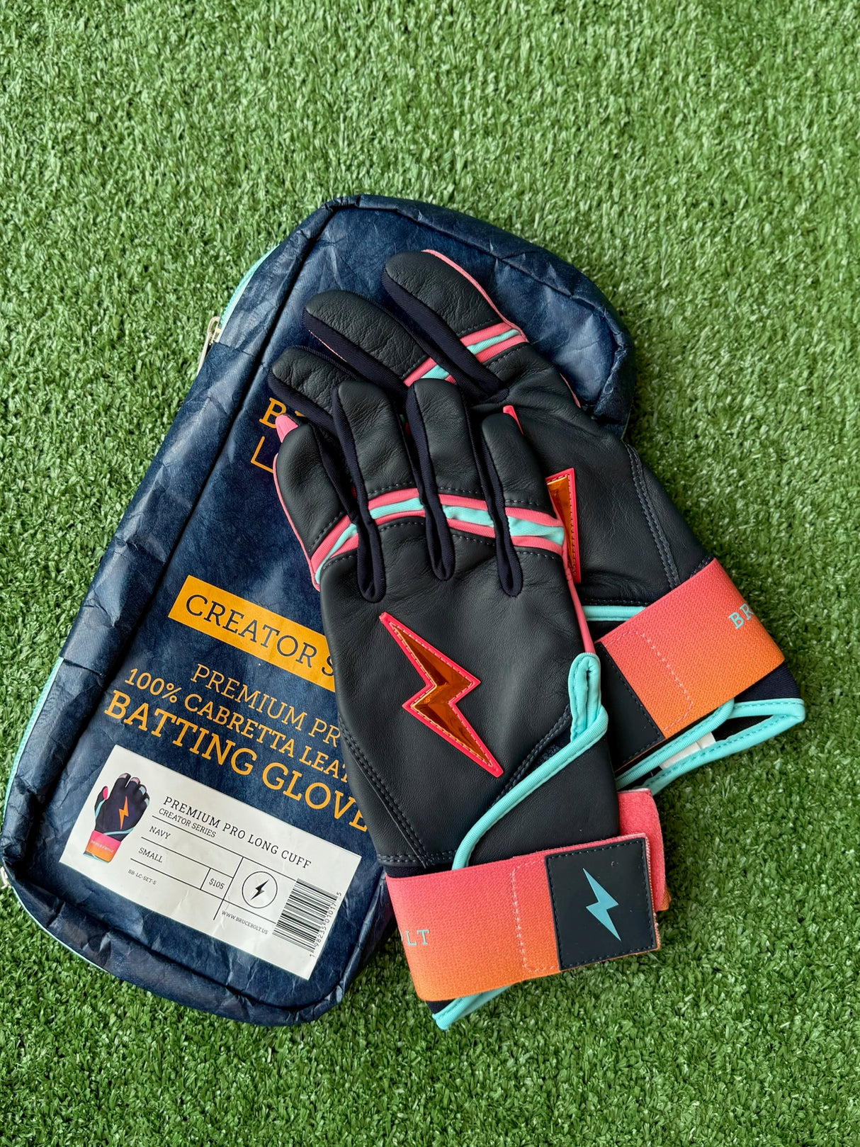 Bruce Bolt Creator Series Sunset Long Cuff Batting Gloves
