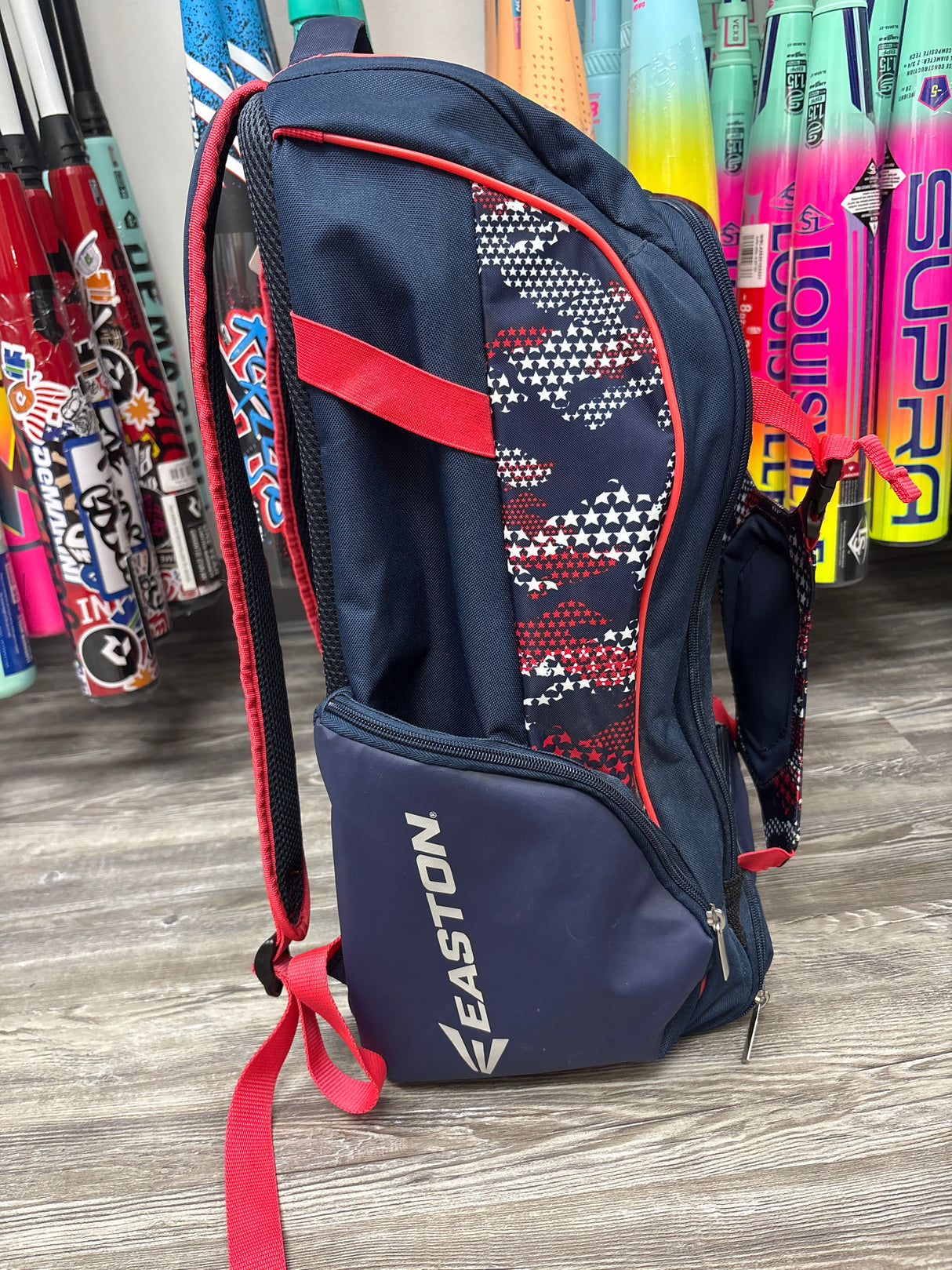 Used Easton Backpack Bat Bag - USA