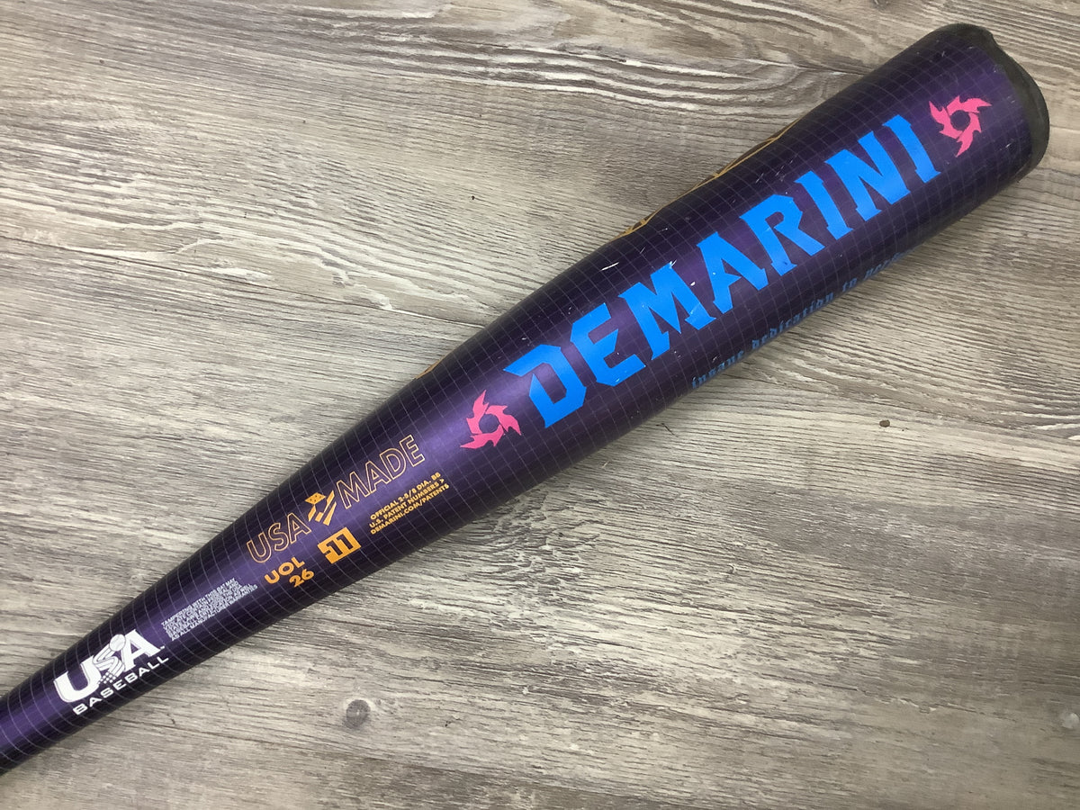 Used 2026 DeMarini Voodoo 30/19 USA Bat Certified Drop 11