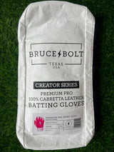 Bruce Bolt Creator Series Dusty Pink Short Cuff Batting Gloves