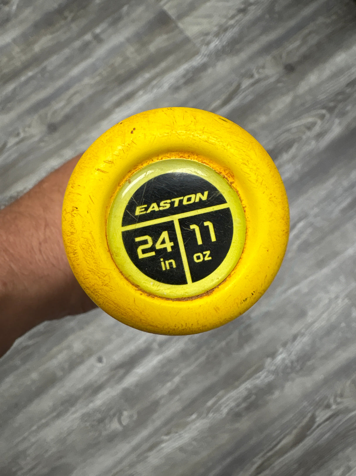 Used 2025 Easton Hype Fire 24/11 USA Bat Certified Drop 13 Tee Ball Bat