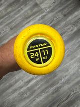 Used 2025 Easton Hype Fire 24/11 USA Bat Certified Drop 13 Tee Ball Bat