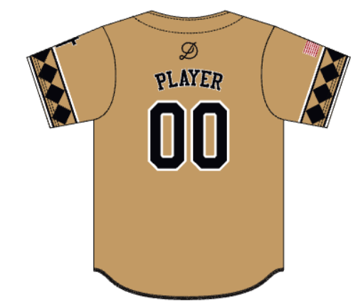 Diamond Elite Full Button Short Sleeve Game Jersey