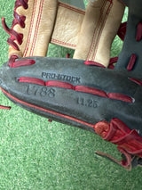 Used Wilson A2000 1788 11.25 I-Web Infielders Glove Navy & Blonde W/Red Lace